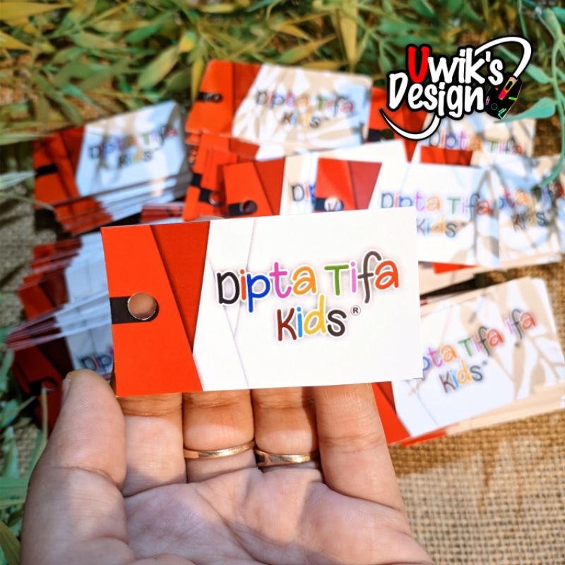 

Hang Tag / Hand Tag / Cap untuk prodak dan brand konveksi