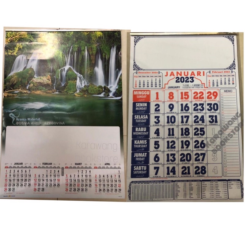 

Kalender dinding 2023 - kalender polos 12 lembar - kalender gambar 4 lembar