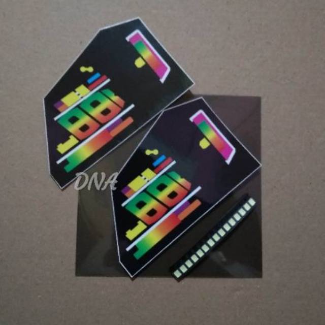 Paket Stiker Lcd Speedometer BAJAJ PULSAR NS 200 / 200 NS