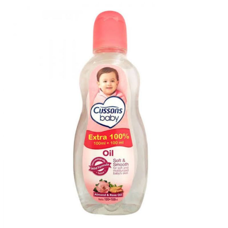 Cussons Baby Oil Mild &amp; Gentle 100ml + 100ml / Soft &amp; Smooth 100 + 100 ml