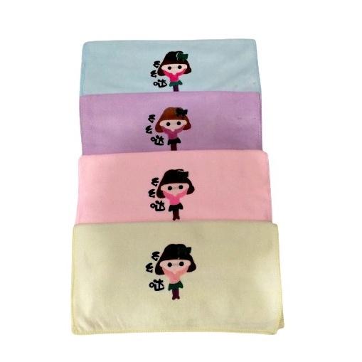 Handuk Muka Microfiber Murah/ Face Towel Sport Bordir 34x80