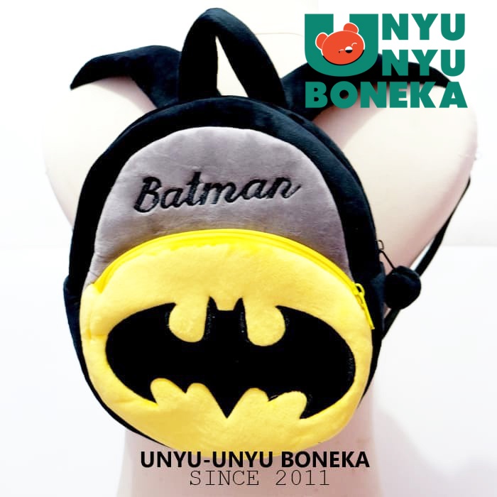 Tas Ransel M Paud Boneka spiderman superman kapten ironman batman ironman superhero tas ransel sekolah anak laki-laki