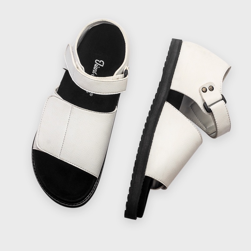 Rorin White | Sendal Casual Puith Original Kasual Chunky Pria Cowok Sandal | FORIND x Giant Flames