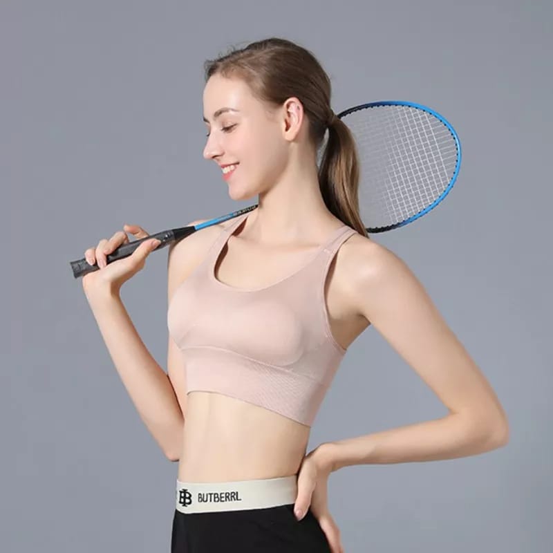 Vbras Official Shop BR46 Bra Olahraga Pakaian Olarahraga Wanita Sport Bra Pushup-1