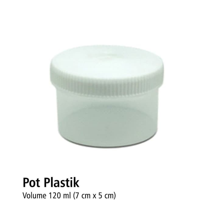 Pot Plastik Putih Onemed 7 X 5 cm 120 ml Pcs OJB