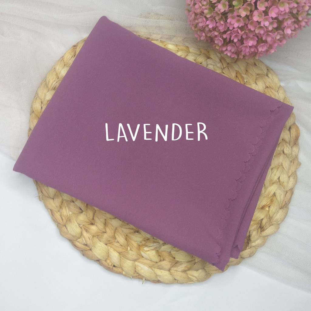 HIJAB/JILBAB PASHMINA DIAMOND 175 x 75  LASERCUT + JAHIT TEPI KECIL-LAVENDER