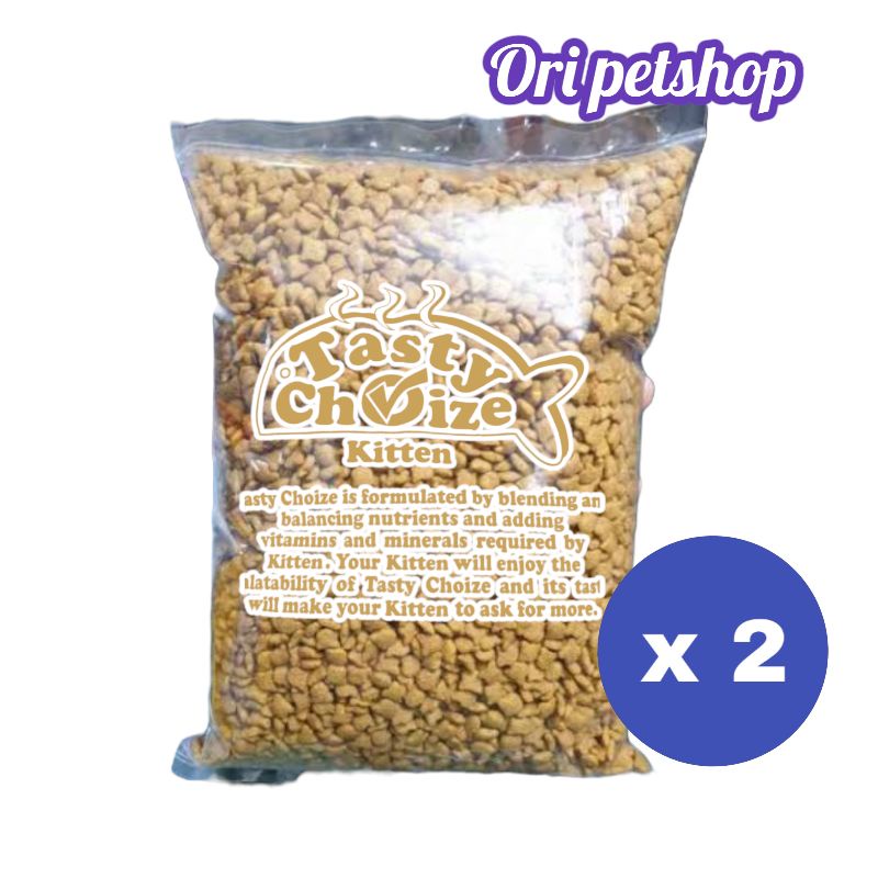 Makanan Kucing Tasty Choize Kitten 2kg Cat Food