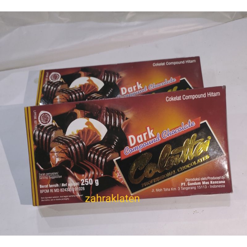 Coklat Cholatta Dark Compound 250gr