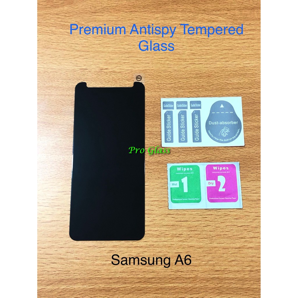 Samsung A6 / A6+ A6 Plus 2018 Privacy Anti Spy Magic Glass Tempered Glass Antispy