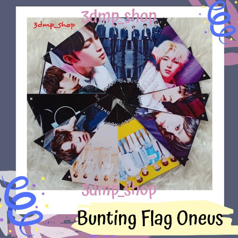 Bunting Flag Garland Bendera Oneus Kpop