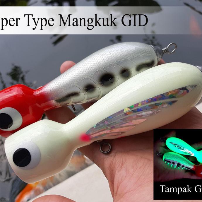 Glow In The Dark Type Pocong Popper 80 Gram Gid - Merah