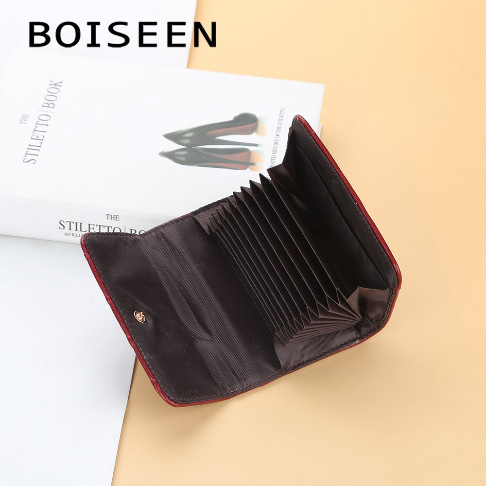 BOISEEN N1883 Dompet Kartu Wanita Bahan Kulit PU Leather Premium WATCHKITE WKOS