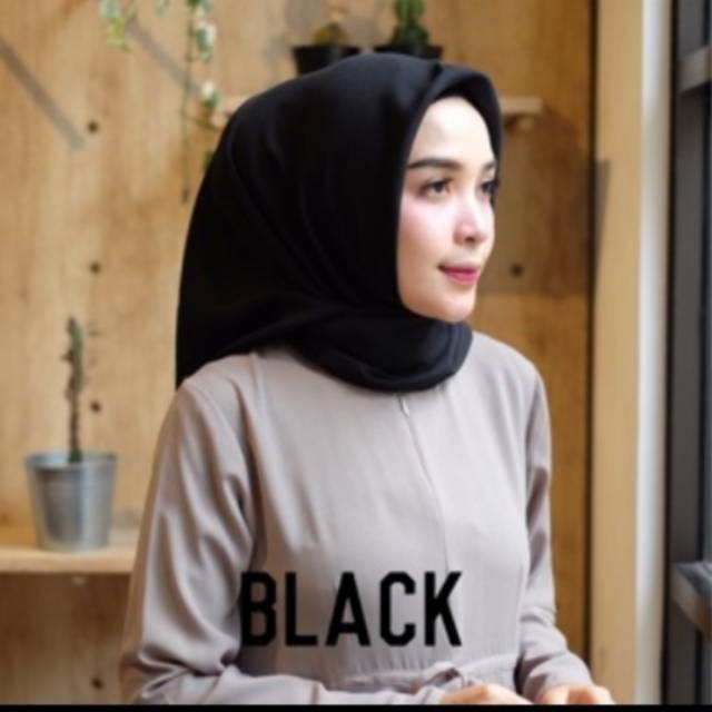 POLYCOTTON Bella Square Double Hycon  HIJAB JILBAB  