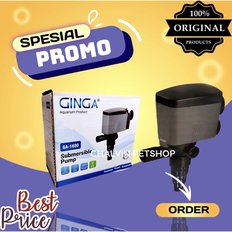 Pompa Celup GINGA 1600 Aquarium