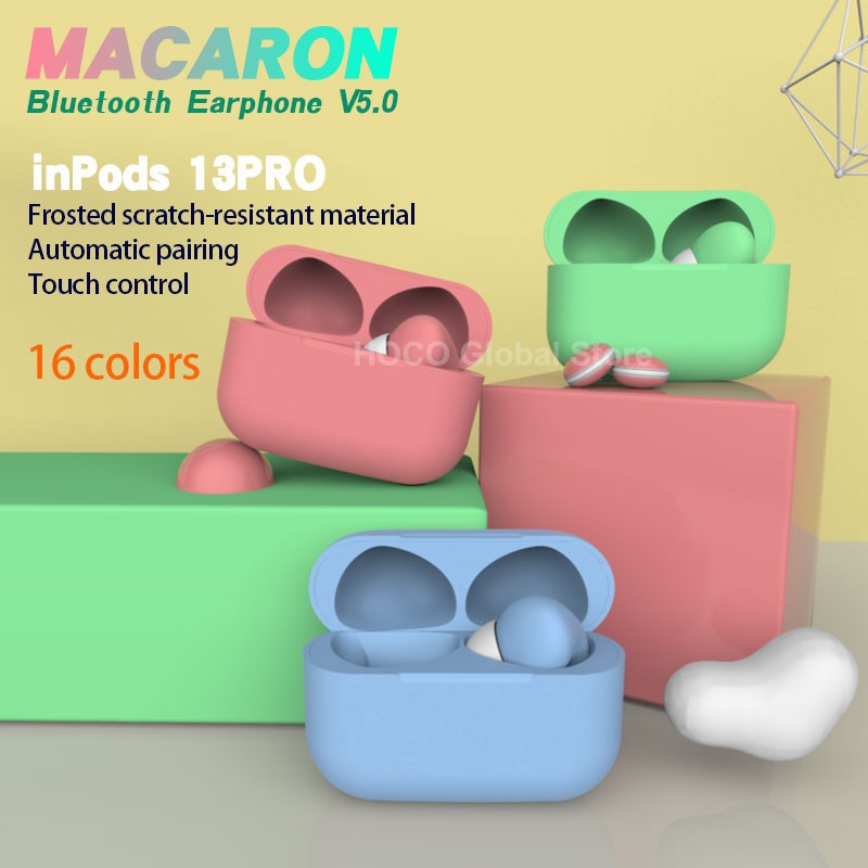 *headset bluetooth  Macaron i13  Wireless Earphone Bluetooth 5.0 i13 TWS