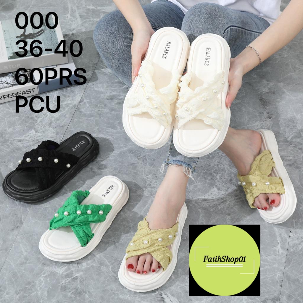 sandal selop jelly balance premium import kain silang mutiara 000 (36-41)