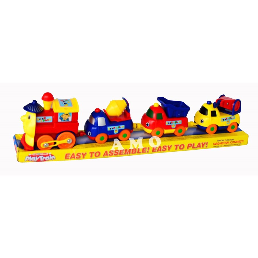 Mobil CARTOON TRUCK construction Team 6 pcs NO.389-6A