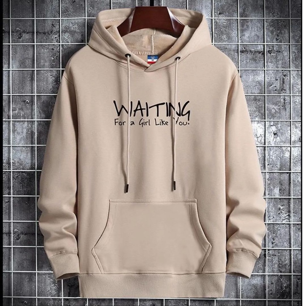 Sweater Hoodie WAITING jaket pria/wanita