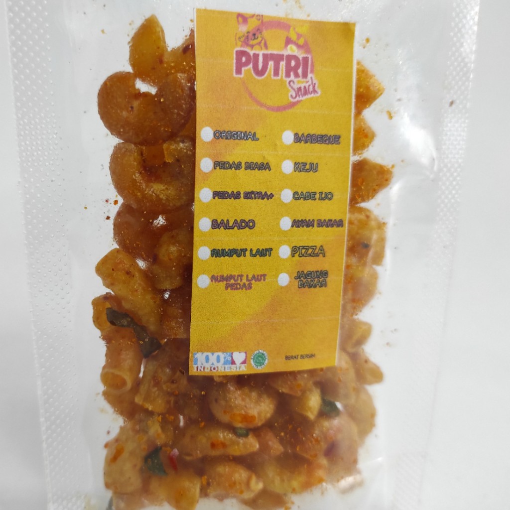 Makaroni Kriuk Renyah 30gr+ Extra Daun Jeruk