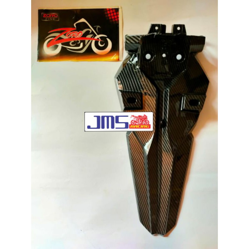 spakboard belakang carbon bagian bawah honda vario 125 dan vario 150 new zoro