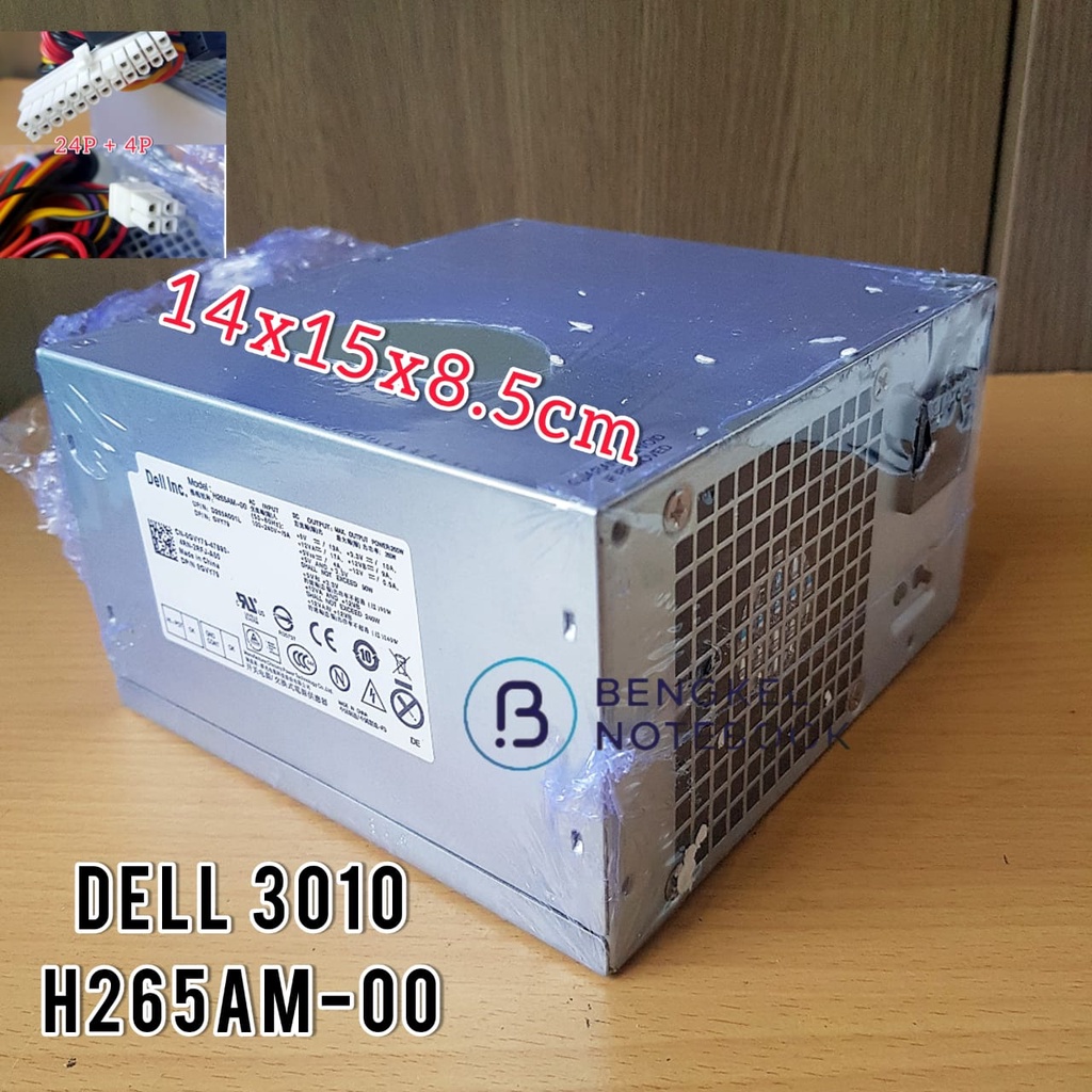 Power Supply PSU PC Dell Optiplex 390 3010 790 990 7010MT AC265AM-00 H265AM-00 L265AM-00 265W 24+4 pin