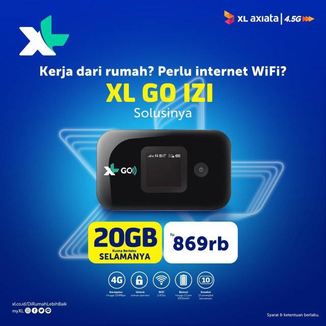 Mifi Huawei 4g Lte E5577 Max 3000mah Free Xl Go Izi gb Xl Pass 1th Shopee Indonesia