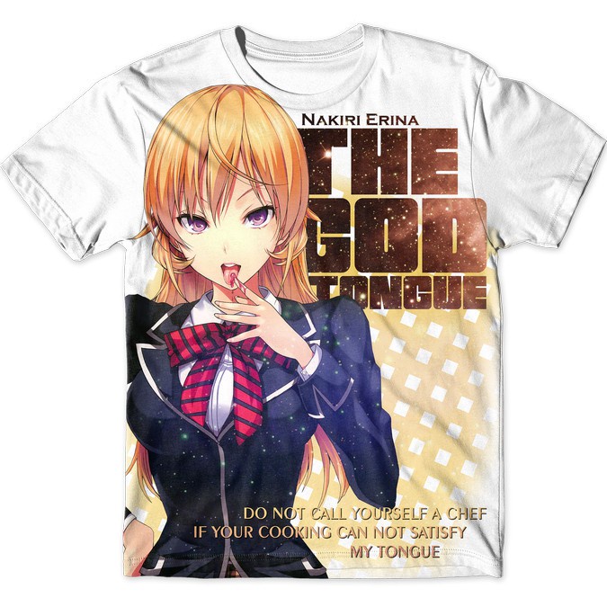 Nakiri Erina – Shokugeki no Soma Anime T-Shirt/Kaos Anime
