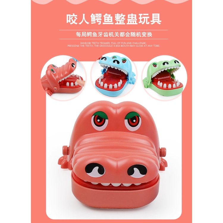 [MS]New Model Crocodile And Hippo Dentist / Mainan Surprise Buaya Dan Hippo Gigit Jari