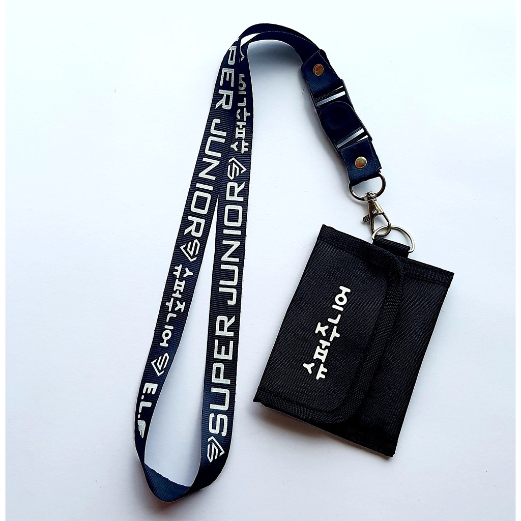 DOMPETSUPER JUNIOR KPOP HANGING WALLET / DOMPET KARTU / DOMPET GANTUNG KOREA