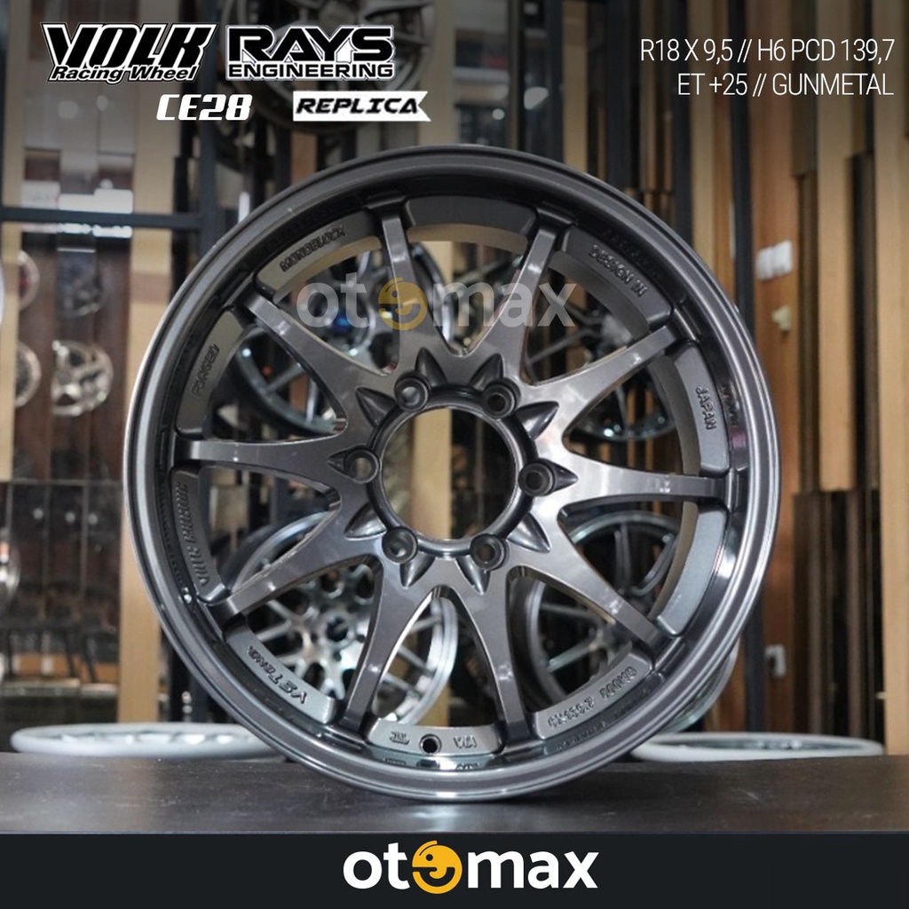 Velg Mobil Volk Rays Ce28 Ring 18 H6 Gunmetal