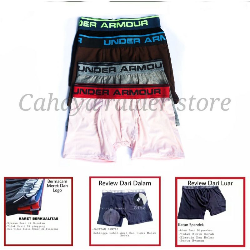 Craider-Celana Dalam Pria Boxer  isi 3 pcs