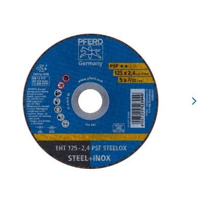 PFERD CUT-OFF WHEELS 5" 125MM Cutting Disc 125 Stainless Mata Potong