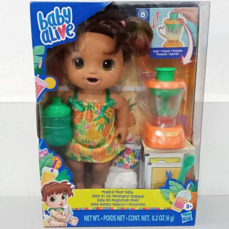 ORI original baby alive magical mixer strawberry pineapple banana shake blender bayi boneka doll