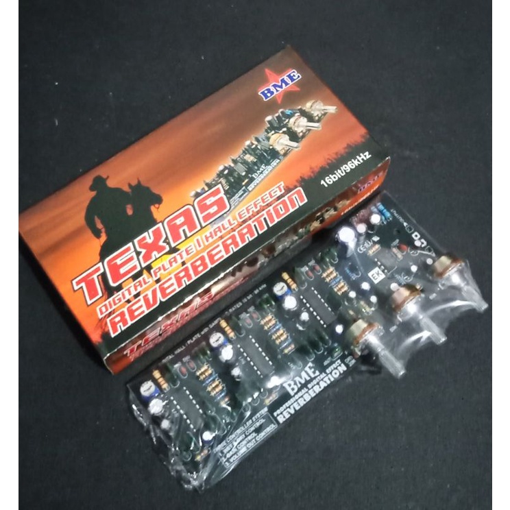 TEXAS Digital Plate Hall Reverberation Effect REVERB 3 IC 3 Potensio BME