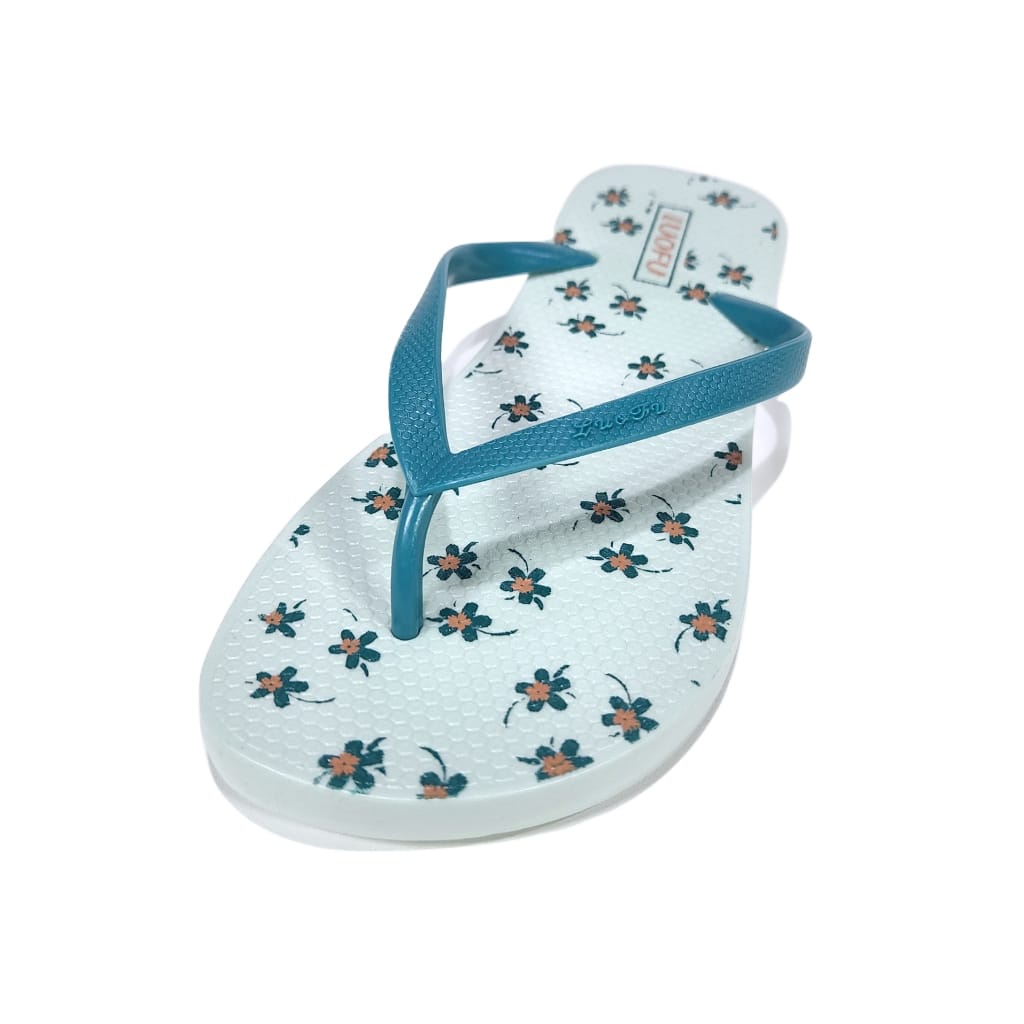 LUOFU ORIGINAL jelly sandal karet empuk murah jepit wanita sendal japit import F1159E169
