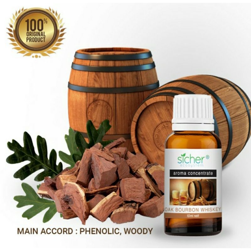 Sicher SA-101 Fragrance Oil - Oak Bourbon Whiskey 10ml