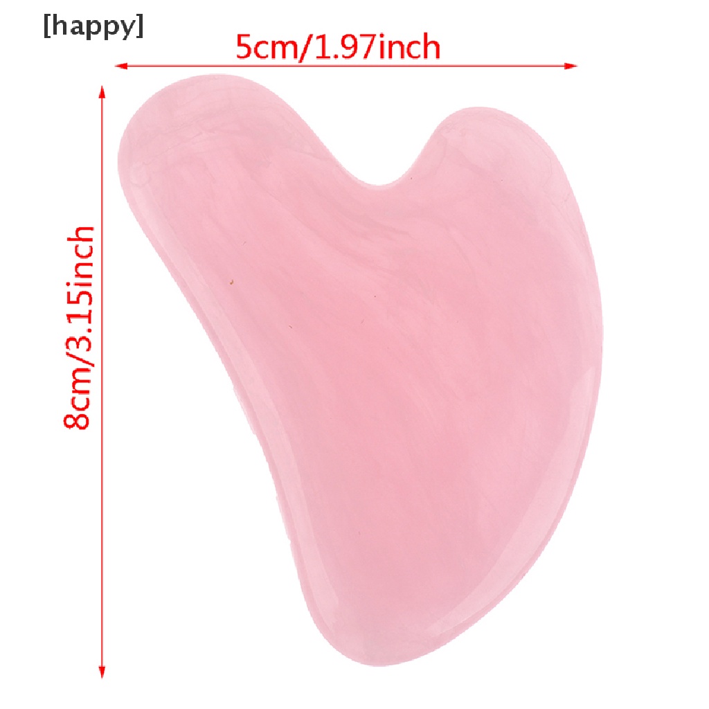 HA 1pcs Guasha Scraping Massage Scraper Face Massager Acupuncture Gua Sha Board ID