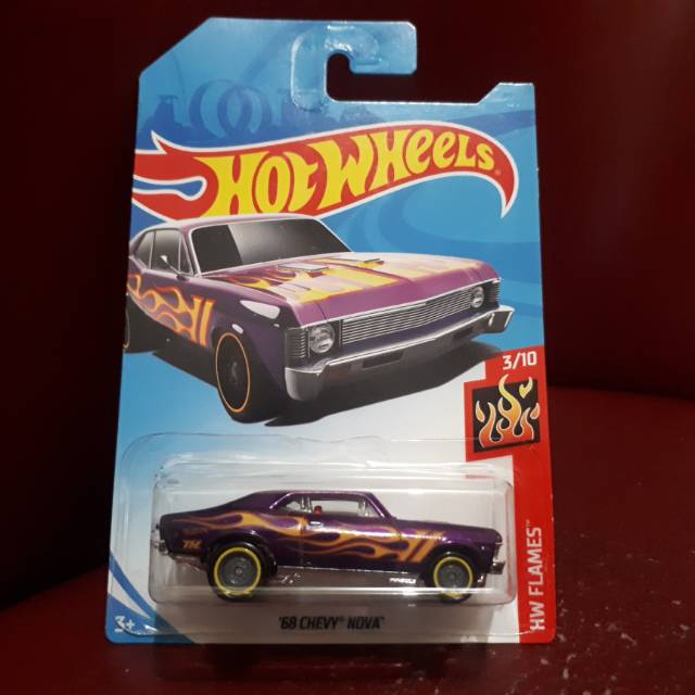 hot wheels 68 chevy nova super treasure hunt