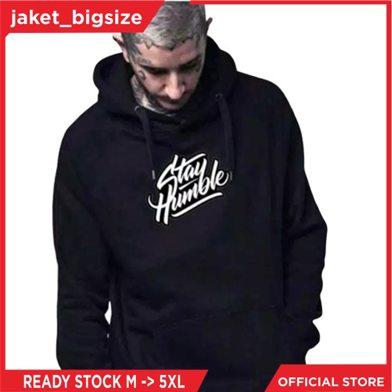 JAKET PRIA JUMBO STAY HUMBLE BIG SIZE M L XL XXL XXXL XXXXL XXXXXL PREMIUM MURAH