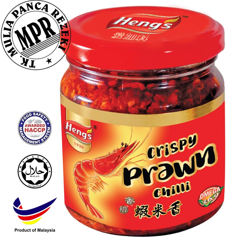 

HENG'S CRISPY PRAWN CHILLI SAMBAL EBI SAMBAL UDANG KERING 180gr