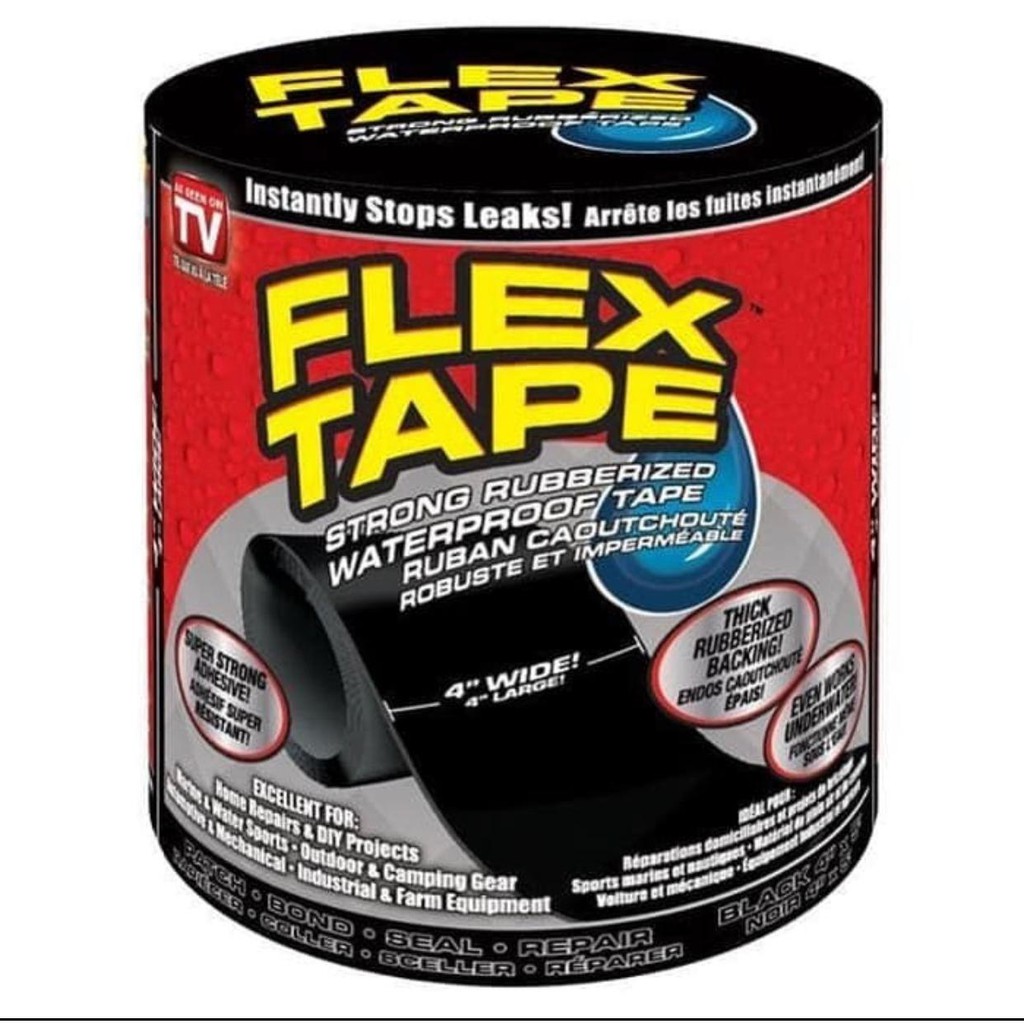 FLEX TAPE Lakban Isolasi Super Kuat Anti Bocor Tape Waterproof