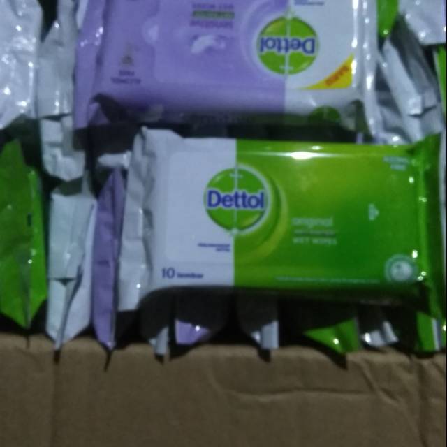 Tisu basah dettol original