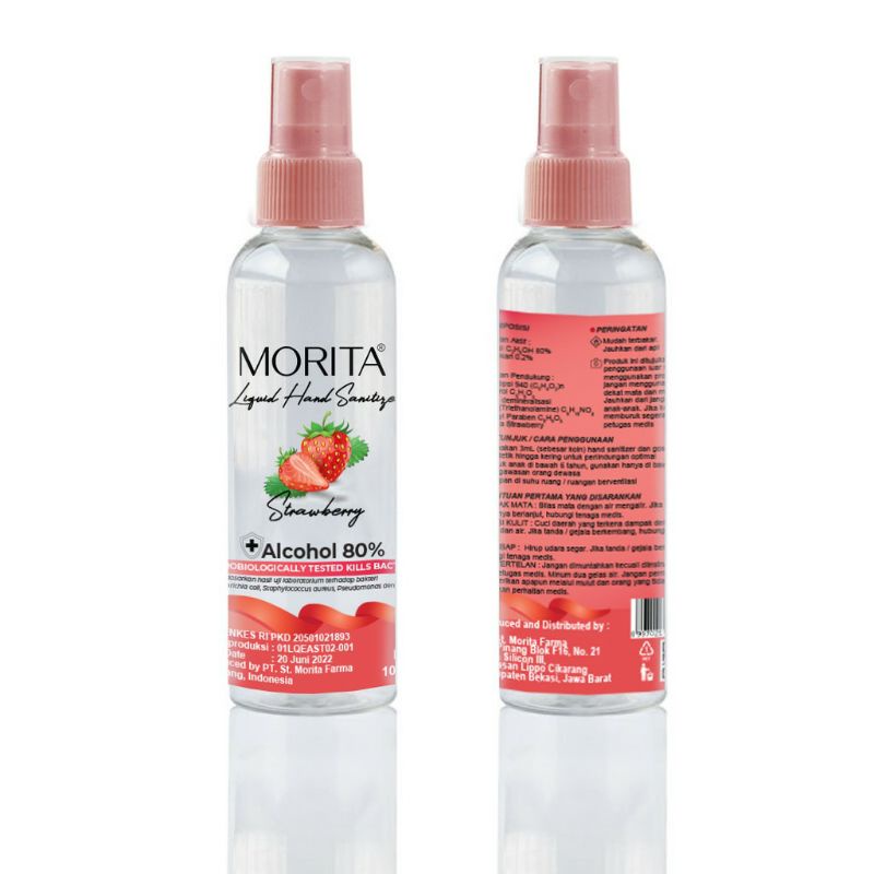 HAND SANITIZER LIQUID MORITA 100 ML Original