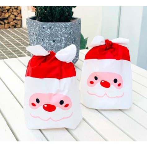 

Plastik Bungkus Cookies Motif Santa Closue Sovenir Hadiah Natal