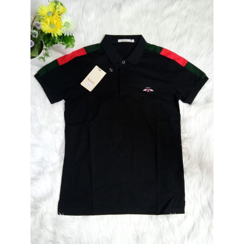 POLO SHIRT GUCCI / KAOS KERAH GUCCI / BAJU PRIA IMPORT PREMIUM KUALITAS TERBAIK