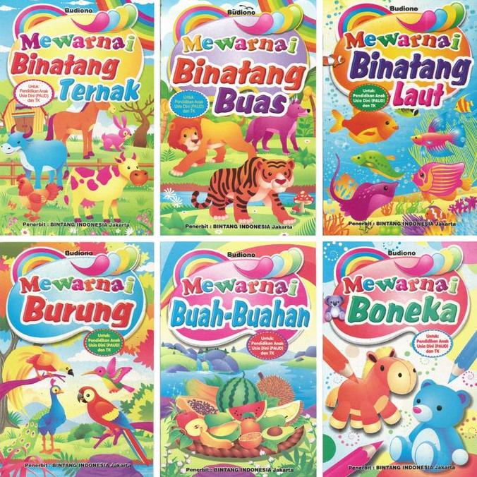 

Buku Mewarnai Anak Size Medium Edukasi Murah Meriah Termurah