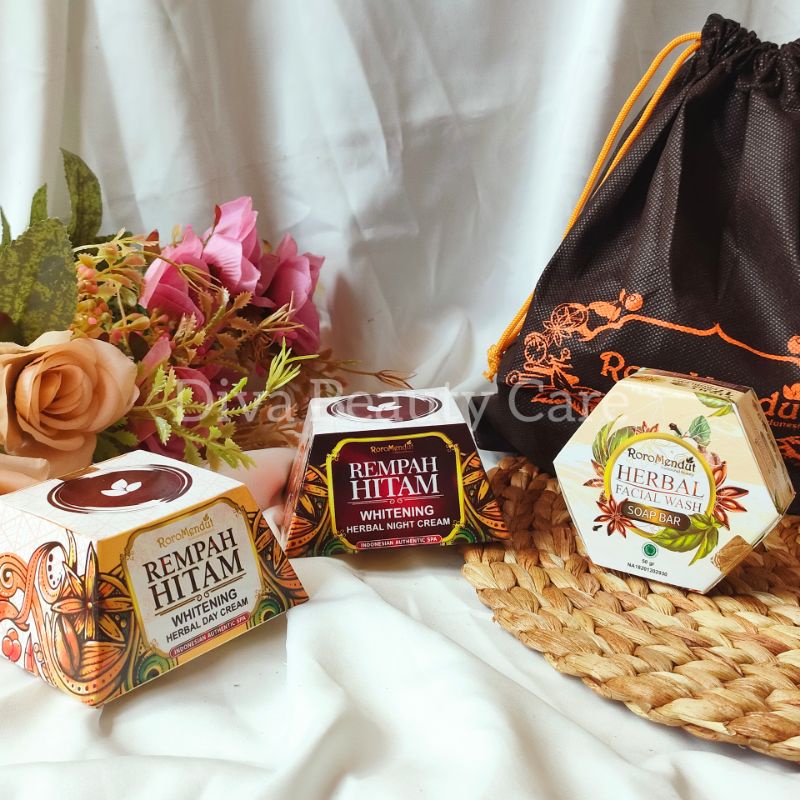 PAKET STARTER REMPAH HITAM RORO MENDUT KRIM PEMUTIH WAJAH