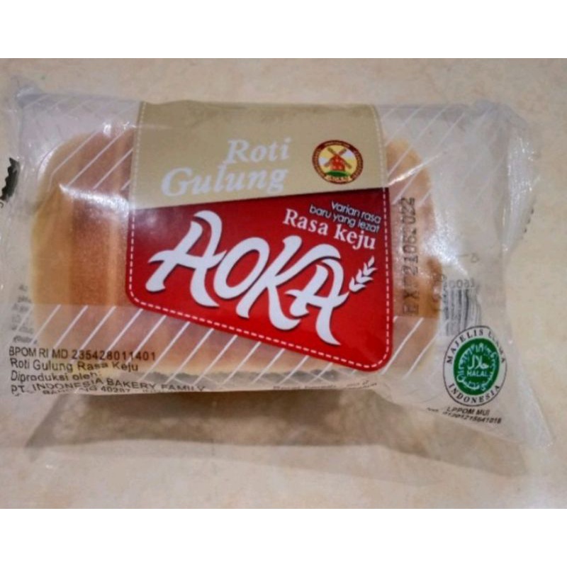 

Roti Aoka Gulung Coklat Keju dan Kelapa