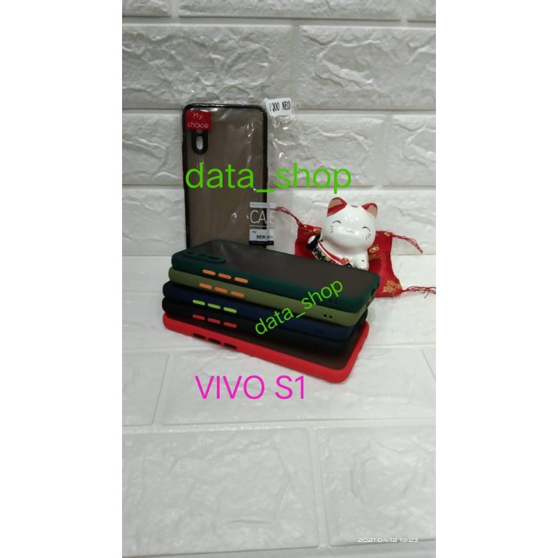 Bumper case aero vivo s1 case my choice ring camera vivo s1 hardcase vivo s1 casing hp vivo grosir