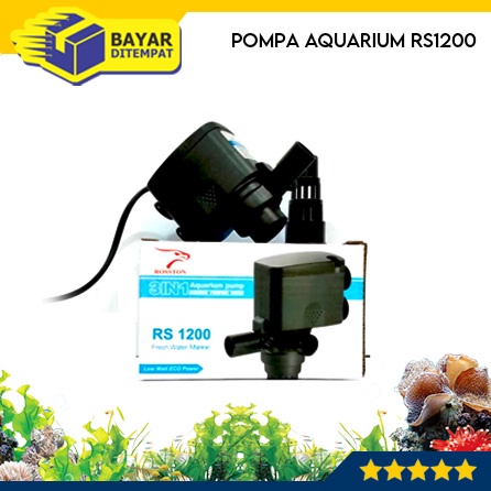 Pompa Air Aquarium Rosston RS 1200 Celup Mini Mesin Air Kolam Pump